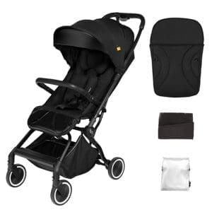 Carucior Sport Skiddou Pliabil Ultracompact Espoo+ Onyx, Negru