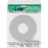 Cablu de retea RJ45 flat FTP Cat.6A 20m Alb, InLine IL75720W