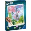 Set Creativ Ravensburger Pictura pe Numere, Turnul Eiffel Paris