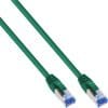 Cablu de retea RJ45 S/FTP PiMF Cat.6A LSOH 0.25m Verde, InLine IL76821G