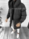 Geaca barbati groasa neagra de iarna 8021 61-5 E