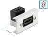Modul Easy 45 HDMI 4K60Hz M-M unghi 90 grade 22.5 x 45 mm, Delock 81304