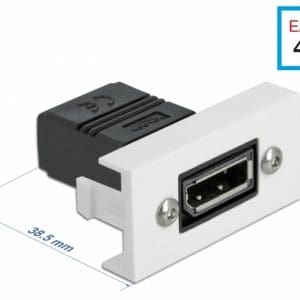 Modul Easy 45 Displayport 8K30Hz M-M 22.5 x 45 mm, Delock 81305