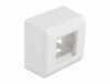 Carcasa aplicata pentru module Easy 45 82 x 82 mm Alb, Delock 81332