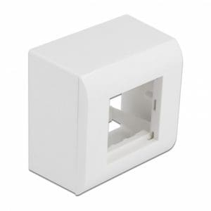 Carcasa aplicata pentru module Easy 45 82 x 82 mm Alb, Delock 81332