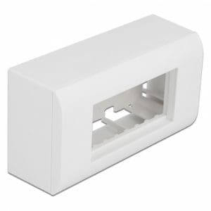 Carcasa aplicata pentru module Easy 45 152 x 82 mm Alb, Delock 81333