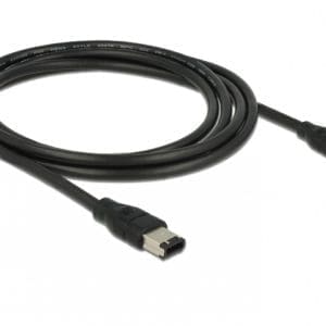 Cablu FireWire 6 pini la 6 pini 2m, Delock 82574