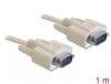 Cablu serial RS-232 D-sub 9 pini T – T 1m, Delock 82980