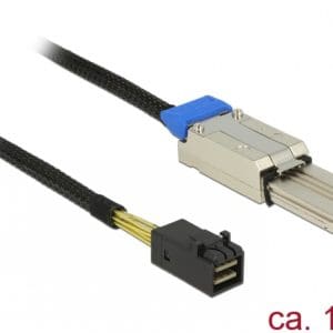 Cablu Mini SAS HD SFF-8088 la Mini SAS HD SFF-8643 1m, Delock 83620