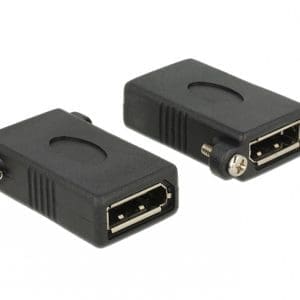 Adaptor Displayport 1.1 M-M panel-mount, Delock 85123
