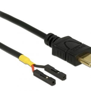 Cablu USB-C la 2 x pin header T-M 20cm, Delock 85395