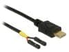 Cablu USB-C la 2 x pin header T-M 50cm, Delock 85473