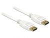 Cablu Displayport 1.2 T-T 4K 60Hz 1.5m Alb, Delock 85509