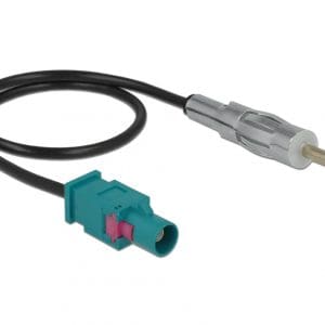 Cablu antena FAKRA Z la DIN plug RG-174 32cm, Delock 85720