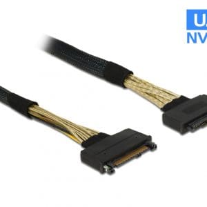 Cablu prelungitor U.2 SFF-8639 T-M 0.5m, Delock 85738