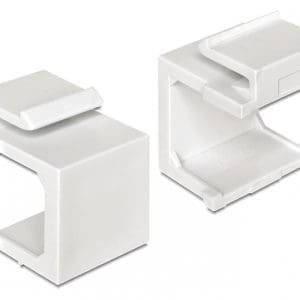 Protectie Keystone alba 4 buc, Delock 86314