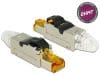 Conector de ansamblare RJ45 Cat.8 metal, Delock 86485