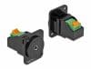 Modul D-type jack stereo 3.5 mm 3 pini la bloc terminal, Delock 86732