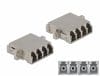 Cupla fibra optica LC Quad – LC Quad Single mode M-M metal, Delock 86875