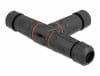 Cupla in T pentru 5 x cablu electric 4.5 – 7.5mm IP68 exterior, Delock 86919