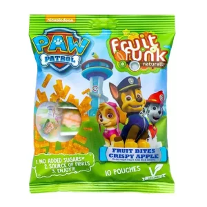 Jeleuri din fructe de măr corcant Paw Patrol, vegan, fără zahăr, 10x10g | Fruit Funk