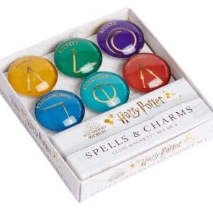 Set 6 magneti – Harry Potter: Spells and Charms Glass Magnet Set | Insight Editions