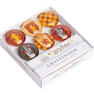 Set 6 magneti – Harry Potter: Gryffindor Glass Magnet Set | Insight Editions