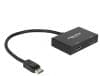 Multiplicator 2 porturi Displayport v1.2 4K, Delock 87665