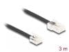 Cablu telefon RJ45 la RJ11 3m Negru, Delock 88037
