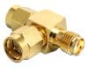 Adaptor „forma T” SMA plug la SMA plug la SMA jack, Delock 88710
