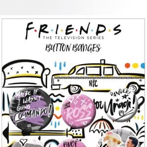 Set insigne -Friends Doodle | GB Eye