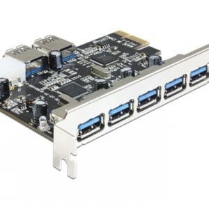 Placa PCI Express cu 5 porturi externe + 2 interne USB 3.0, Delock 89355