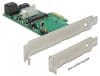 PCI Express cu 3x SATA 6 Gb/s Hybrid + 1x mSATA, Delock 89371