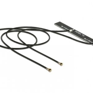 Antena WLAN Twin 2 x MHF IV / HSC MXHP32 802.11 ac/a/h/b/g/n 5 dBi, Delock 89571