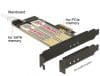 PCI Express la 1 slot M.2 Key B + 1 slot NVMe M.2 Key M, Delock 89630