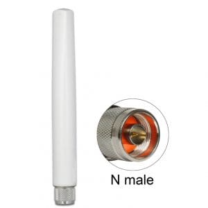 Antena fixa 433 MHz N plug 1.45 dBi omnidirectionala pentru exterior, Delock 89638