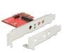 PCI Express la 1 x M.2 Key E – Low Profile Form Factor, Delock 89889