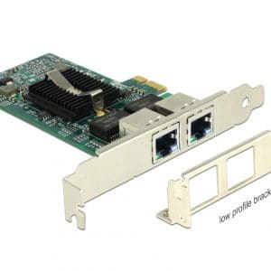PCI Express la 2 x Gigabit LAN chipset Intel 82576, Delock 89944