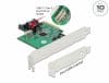 PCI Express cu 1 port intern USB 3.2 Gen2 key B 20 pini, Delock 90068