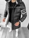 Geaca barbati groasa neagra de iarna 9021 *N1-5 E