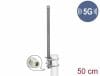 Antena exterior 5G 3.3 – 3.8 GHz N jack 8 dBi 50cm omnidirectional, Delock 90417