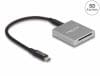 Cititor de carduri USB Type C pentru SD Express (SD 7.1), Delock 91006