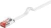 Cablu de retea RJ45 flat FTP Cat.6 0.25m Alb, Goobay G94913