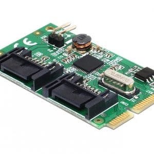 Mini PCIe I/O PCIe full size la 2 x SATA 6 Gb/s, Delock 95233