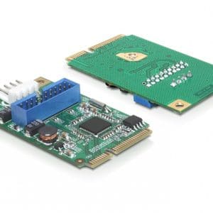 Mini PCIe I/O PCIe 1 x pin header 19 Pini USB 3.0 Full size, Delock 95234