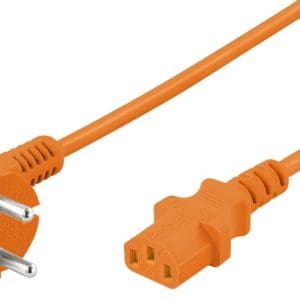 Cablu alimentare PC IEC C13 3m Orange, Goobay W95289