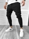 Pantaloni de trening negri conici 971 119-3