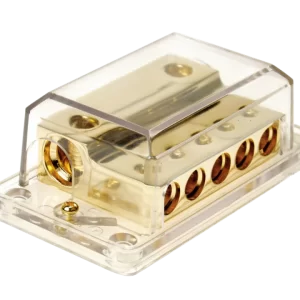 Distribuitor Curent ACV 30.3601-03, 2 Intrari 5 Iesiri Auriu