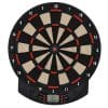 HOMCOM Tinta electronica pentru darts din PP cu 6 Sageti si Panou de Scor pentru Puncte, 44×39.5×2.2cm, Negru