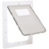 Usa batanta PawHut cu sistem de blocare, alba 38.6x52x1.8cm | AOSOM RO